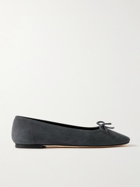 Aeyde Delfina Suede Ballet Flats