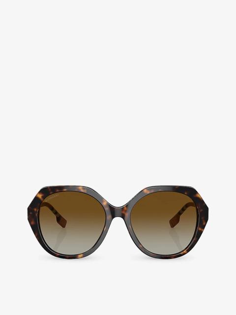 Burberry BE4375 Vanessa round-frame acetate sunglasses