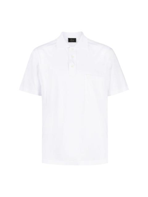 logo-tag cotton polo shirt