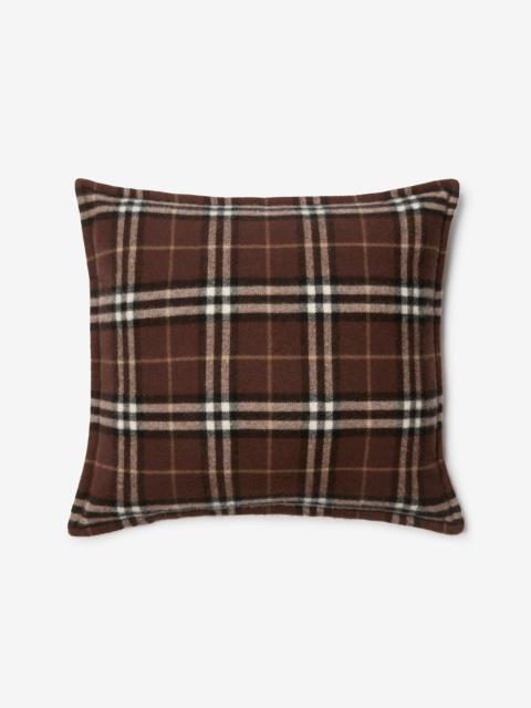Burberry Check Cashmere Cushion