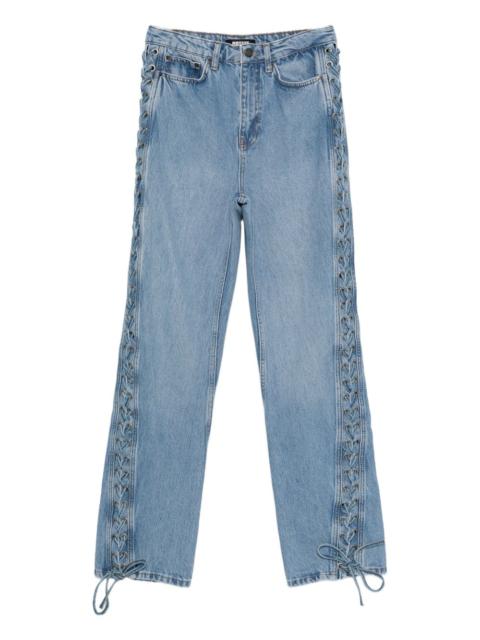 ROTATE lace-up jeans