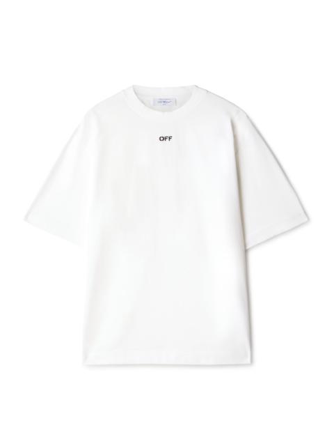 White/black Off Stamp Skate S/s Tee