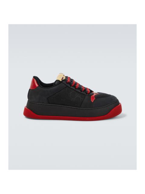 GUCCI 남자의 Screener GG 스니커