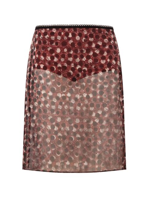 SIEDRÉS Ashinas Polka-Dot Midi Skirt multi
