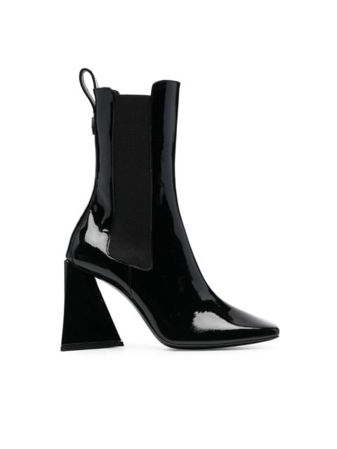 THE ATTICO square-toe leather boots