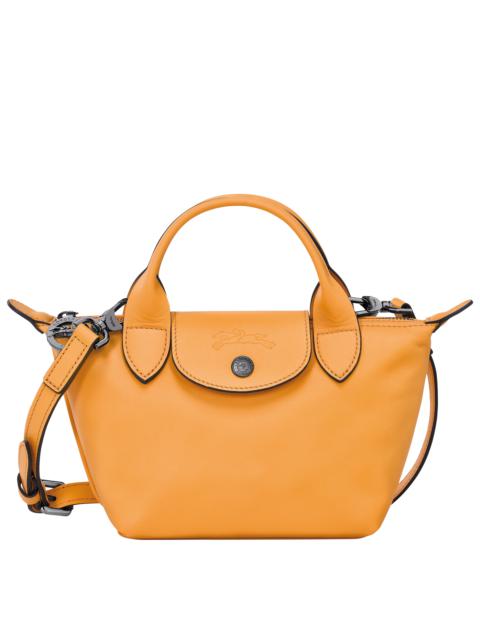 Le Pliage Xtra XS Handbag Apricot - Leather
