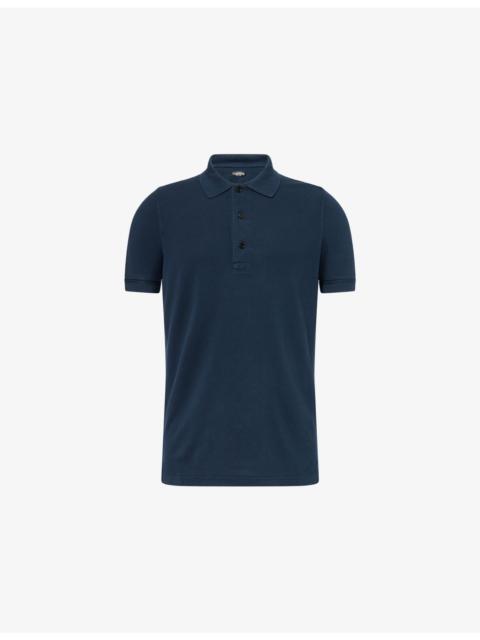 TOM FORD Stretch-Woven Polo Top
