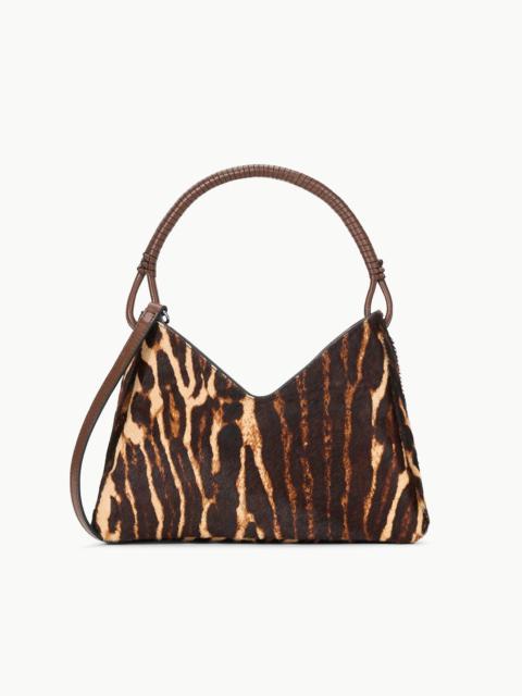 STAUD STAUD VALERIE SHOULDER BAG LADY LEOPARD CACAO