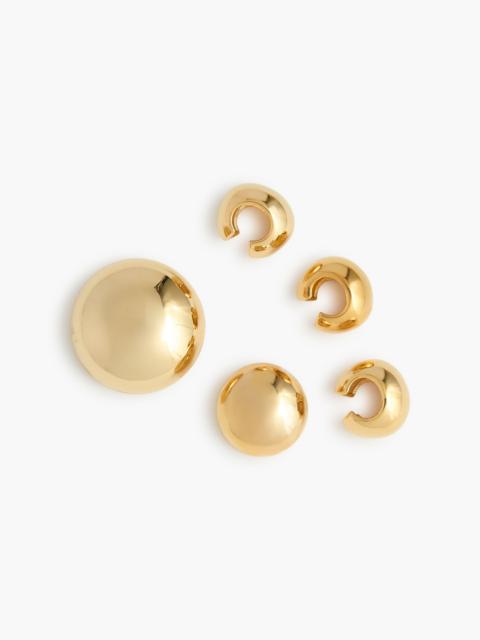 BRANDON MAXWELL The Nova Dot Cluster Earring Set in Gold