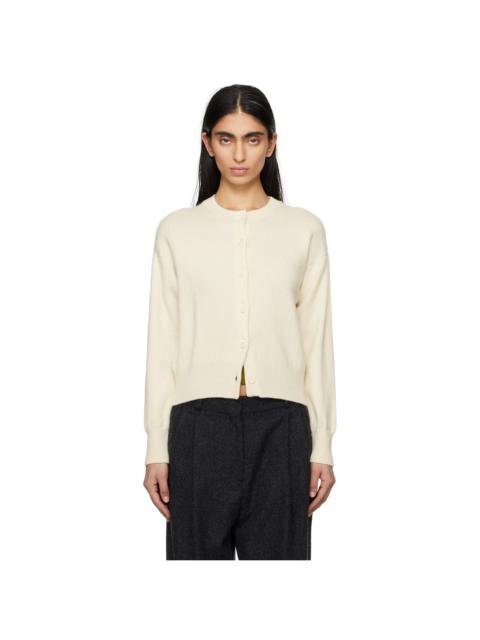 &DAUGHTER Off-White Ada Crewneck Cardigan