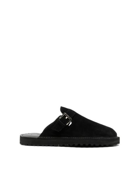 Comme des Garçons Homme decorative-buckle leather slides