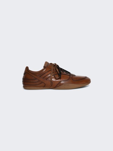 Gymnasium Leather Sneakers Cognac