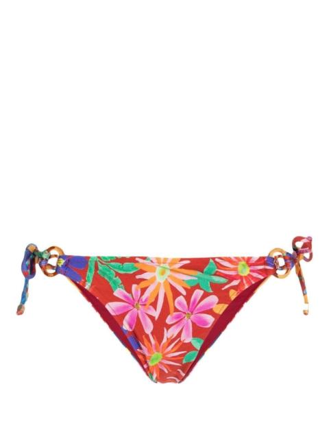 PatBO Aster floral-print bikini brief