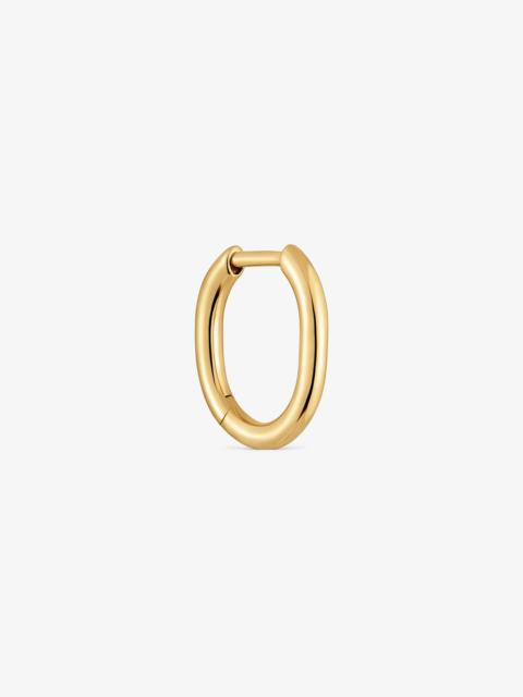 TOUS Basics 13 mm single Hoop earring with 18K gold vermeil