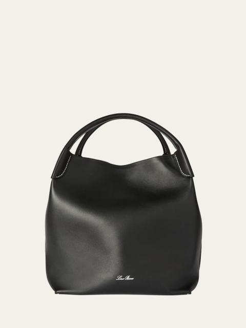 Loro Piana Bale Large Leather Bag