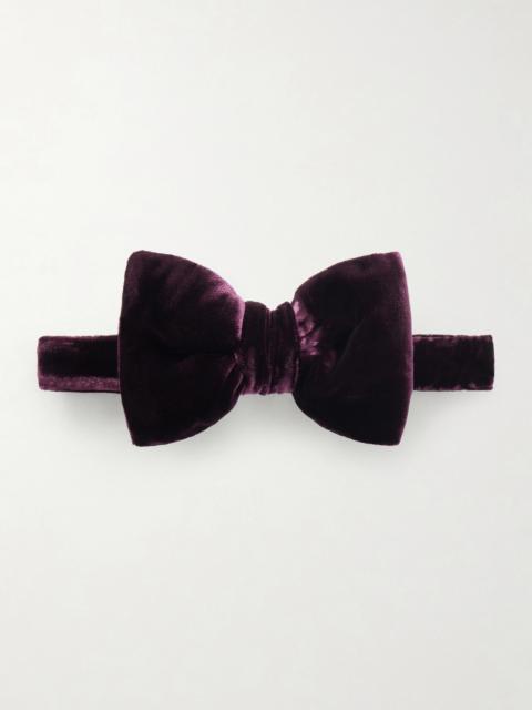 TOM FORD Pre-Tied Cotton-Velvet Bow Tie