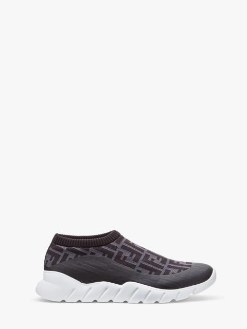 FENDI Low-tops in gray tech fabric