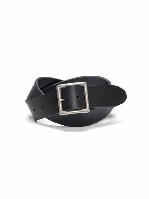 visvim PLAIN BELT 40MM BLACK