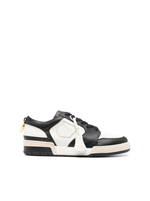 BUSCEMI colour-block leather sneakers