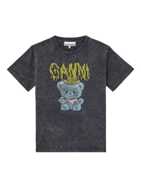 GANNI graphic-print T-shirt