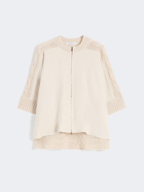 Max Mara ERESIA Linen yarn cardigan - BEIGE
