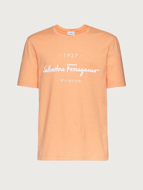 FERRAGAMO 1927 SIGNATURE T-SHIRT