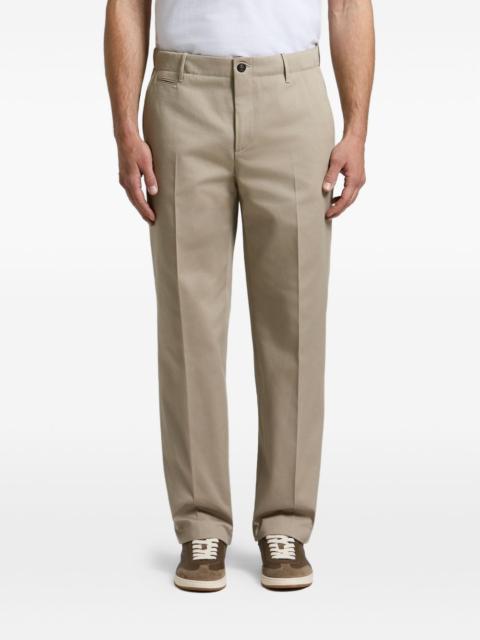 PESERICO pressed-crease straight-leg trousers