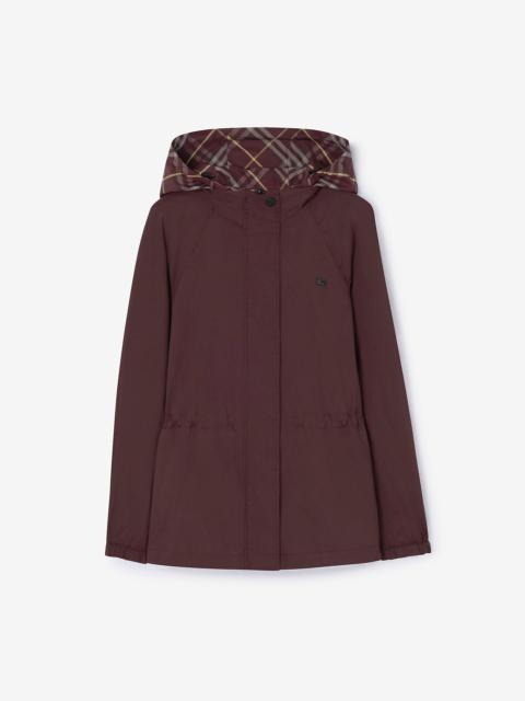 Burberry Reversible Check Nylon Hooded Jacket