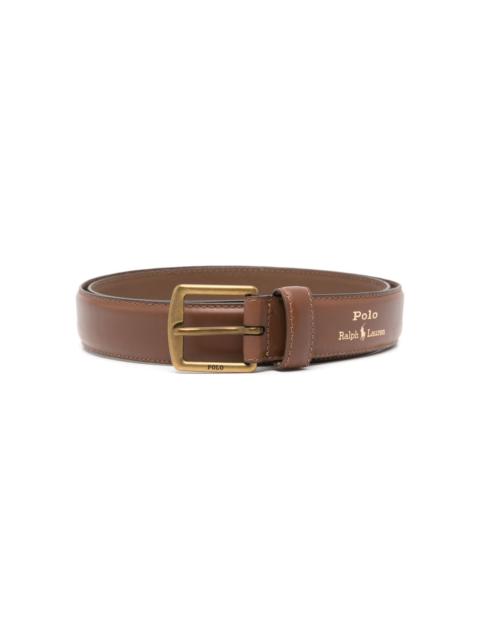 Polo Ralph Lauren logo-stamp belt