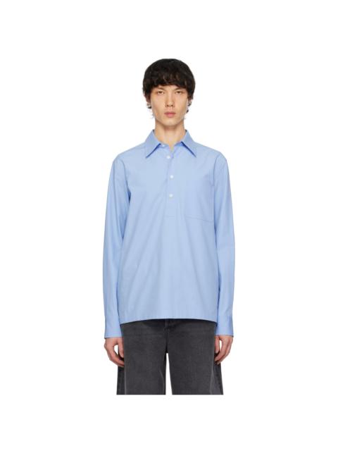 Blue Patch Pocket Shirt