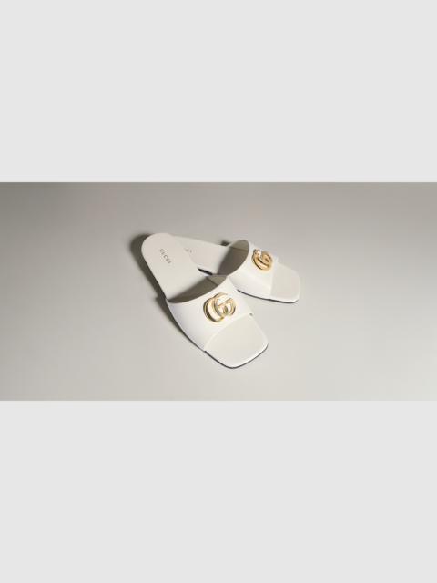 GUCCI Women's slide sandal with Double G