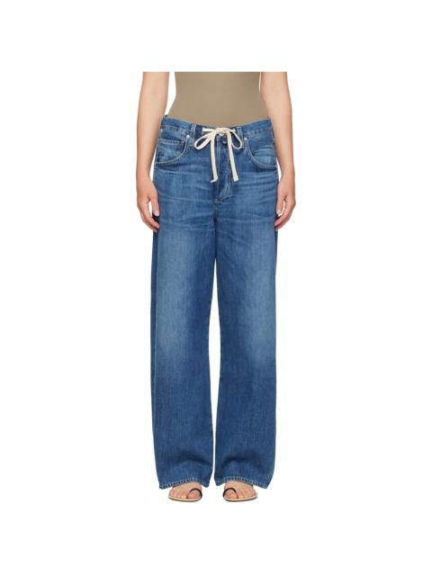 Citizens of Humanity Indigo Brynn Drawstring Jeans