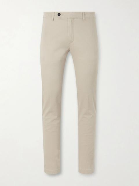 massimo alba Winch Straight-Leg Cotton-Blend Twill Trousers