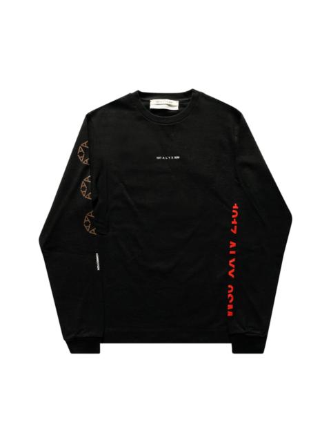 1017 ALYX 9SM 1017 ALYX 9SM Sphere Logo Long-Sleeve Tee 'Black'