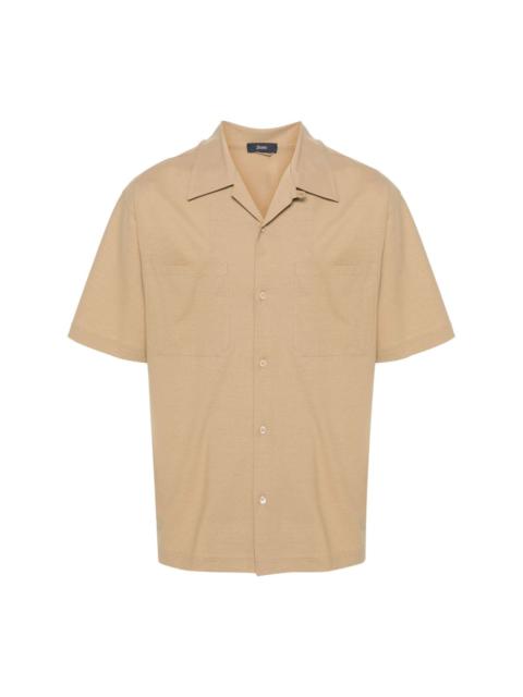 Herno short-sleeve cotton shirt
