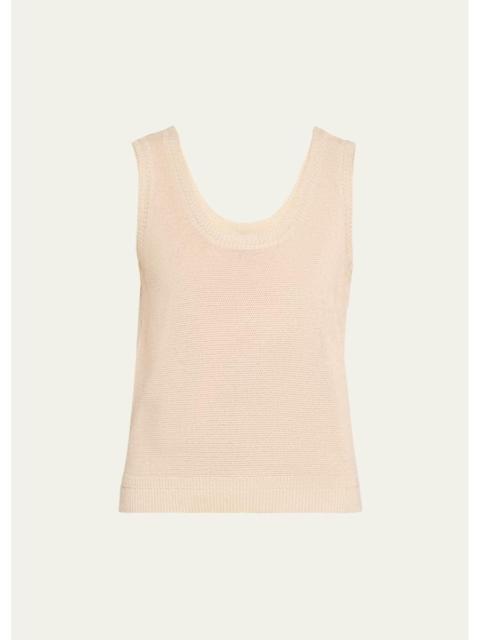 KOBI HALPERIN Heidi Sleeveless Shimmer Knit Sweater