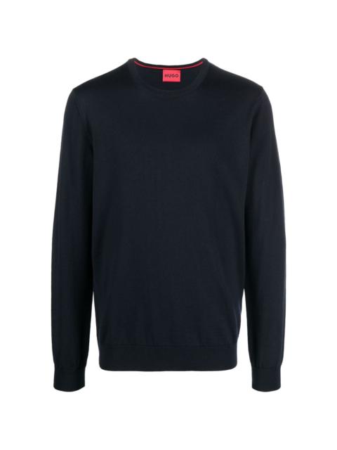 wool crew-neck jumper