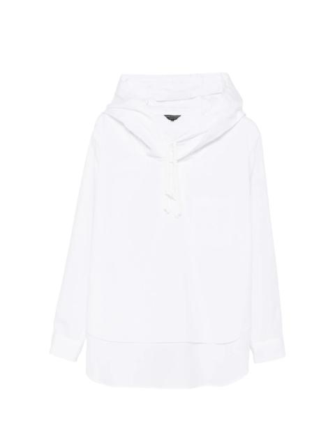Comme des Garçons Homme Plus Drawstring Hood Long Sleeve Shirt