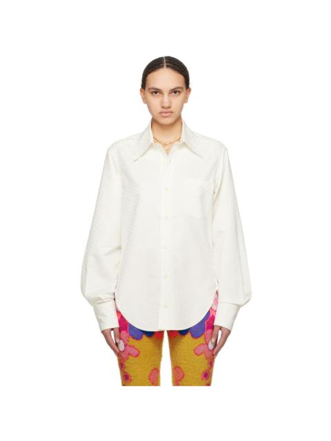 ERL White Button Shirt