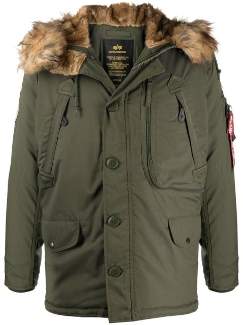 ALPHA INDUSTRIES Polar hooded jacket