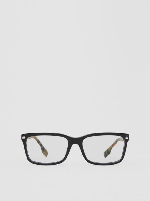 Burberry Logo Detail Rectangular Optical Frames