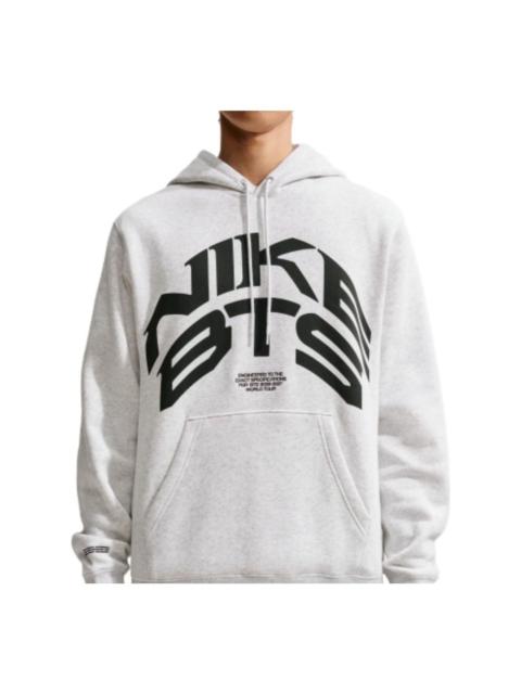 Nike Nike x BTS Fleece Pullover Hoodie 'Birch Heather' JA8525-051