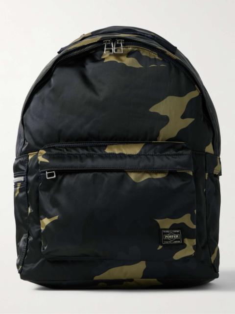 PORTER Counter Shade Daypack Mesh-Panelled Camouflage-Print Nylon Backpack