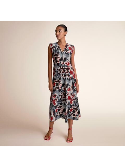M.M.LaFleur Sippy Day-to-Night Dress - Printed Washable Silk
