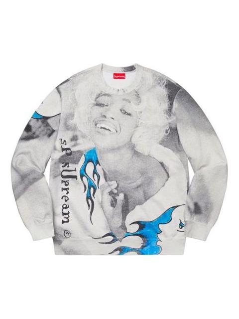 Supreme Supreme Naomi Crewneck 'White Grey Blue' SUP-SS20-704