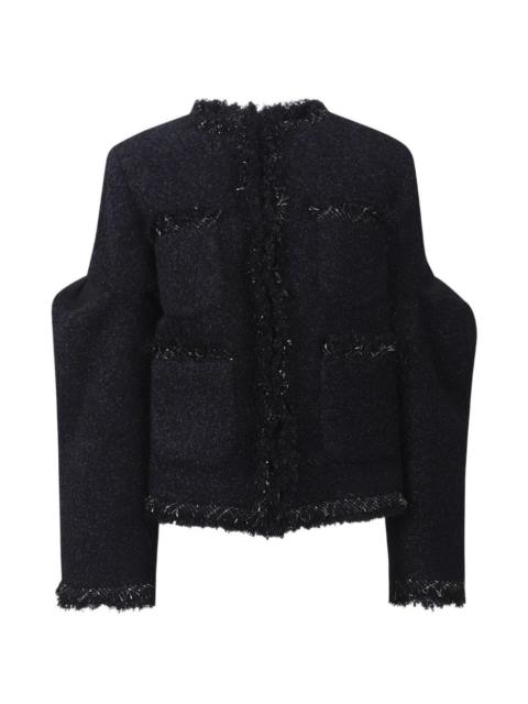 sacai tweed jacket