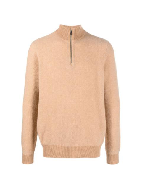 Ralph Lauren half-zip cashmere sweater