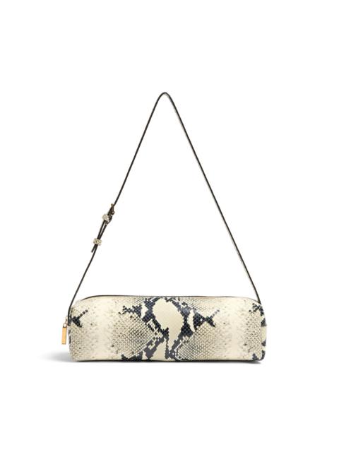 KHAITE Kye Python-Effect Leather Shoulder Bag python