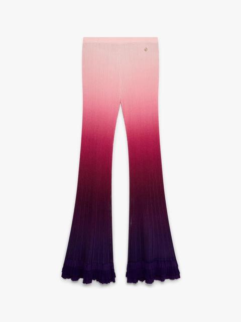 CASABLANCA Pink Gradient Ruffle Trousers | Casablanca Paris
