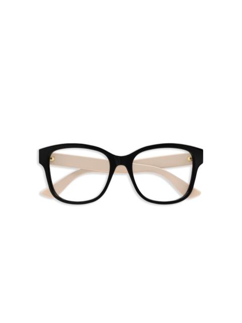 GUCCI butterfly-frame glasses